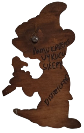 EL TESTERE KESİMİ PAMUK PRENSES VE YEDİ CÜCELER'DEN (SNOW WHITE AND THE SEVEN DWARFS) UYKUCU (SLEEPY)