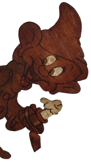 EL TESTERE KESİMİ PAMUK PRENSES VE YEDİ CÜCELER'DEN (SNOW WHITE AND THE SEVEN DWARFS) UYKUCU (SLEEPY)