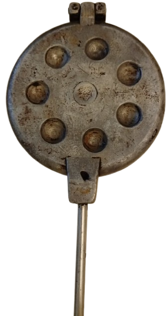 1960  OCAK ÜSTÜ VEYA BİREBİR KOZ FIRIN MANGAL  ATEŞ ÜZERİNDE KURABİYE YAPMA KALIBI