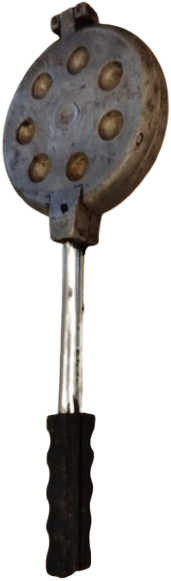 1960  OCAK ÜSTÜ VEYA BİREBİR KOZ FIRIN MANGAL  ATEŞ ÜZERİNDE KURABİYE YAPMA KALIBI