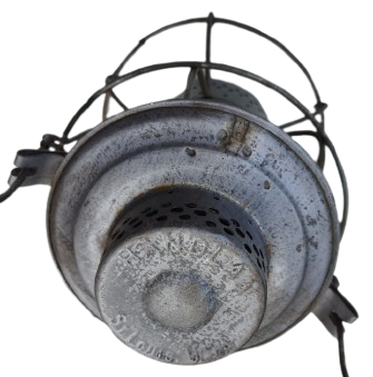 1900 HANDLAN - ST. LOUIS - MISSOURI - U.S.A.  LAMBA USA DEMİRYOYU FENERİ BOMBELİ CAM