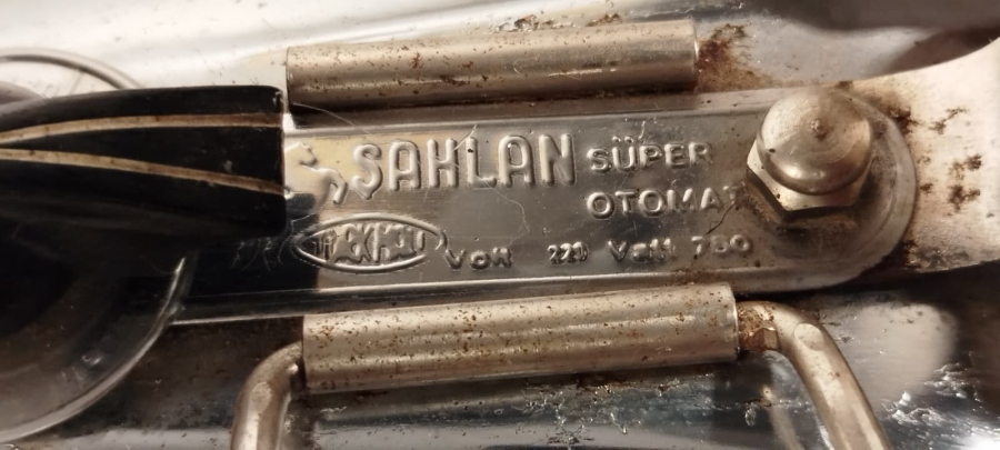 1960 ORİJİNAL SAHLAN SÜPER OTOMATİK ELEKTRİKLİ ÜTÜ - AYARLI TERMOSTATLI - %100 YERLİ ÜRETİM KOLEKSİYONLUK
