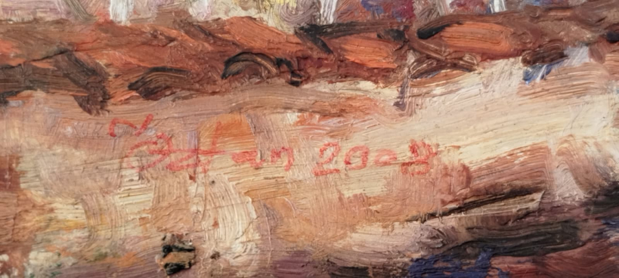 2008 SANATCI İMZALI RAFET ÖZTAN - 