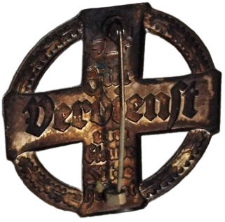 1914-1918 ORİJİNAL ALMAN DEMİR HAÇ 1. SINIF MADALYASI - FÜR VERDİENST UM STAAT, KRIEG, VOLK - 1. DÜNYA SAVAŞI DÖNEMİ