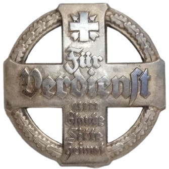 1914-1918 ORİJİNAL ALMAN DEMİR HAÇ 1. SINIF MADALYASI - FÜR VERDİENST UM STAAT, KRIEG, VOLK - 1. DÜNYA SAVAŞI DÖNEMİ