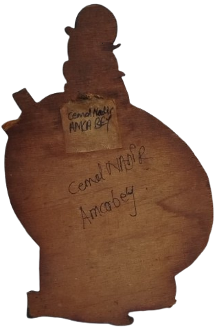 AMCA BEY CEMAL NADİR YARATTIGI KAREKTER DURALİT EL KESİM EL BOYAMA DONEMININ URUNUDUR 