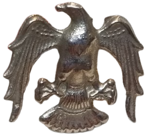 1940-1950 ORİJİNAL AMERİKAN ASKERİ BANDO BOYUN BAĞI - KARTALLI METAL KLİPS - US ARMY MARCHING BAND CEREMONIAL CORD