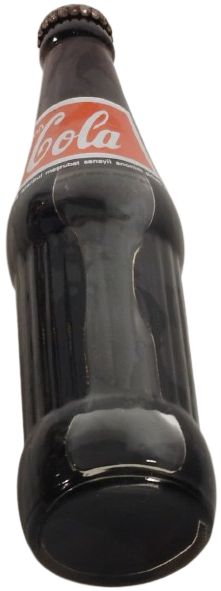 1980’LER ORİJİNAL ELVAN COLA  AÇILMAMIŞ DOLU CAM ŞİŞE  TAPA KAPAKLI KOLEKSİYONLUK