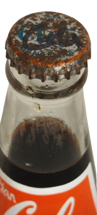 1980’LER ORİJİNAL ELVAN COLA  AÇILMAMIŞ DOLU CAM ŞİŞE  TAPA KAPAKLI KOLEKSİYONLUK