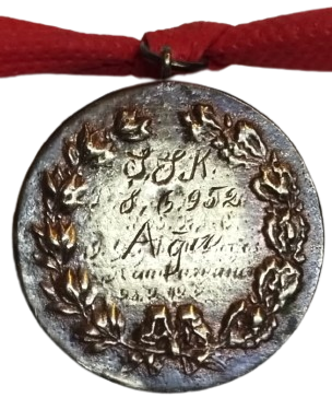 1952 HALTER MUSABAKASI DERECE ALMIS YARISMACI KURDELALI BRONZ MADALYA 