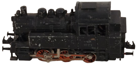 1960-65 ORİJİNAL MARKLIN HO 00 90016 TANK LOKOMOTİF - TRIX EXPRESS KASA - ÇALIŞIR DURUMDA KOLEKSİYONLUK