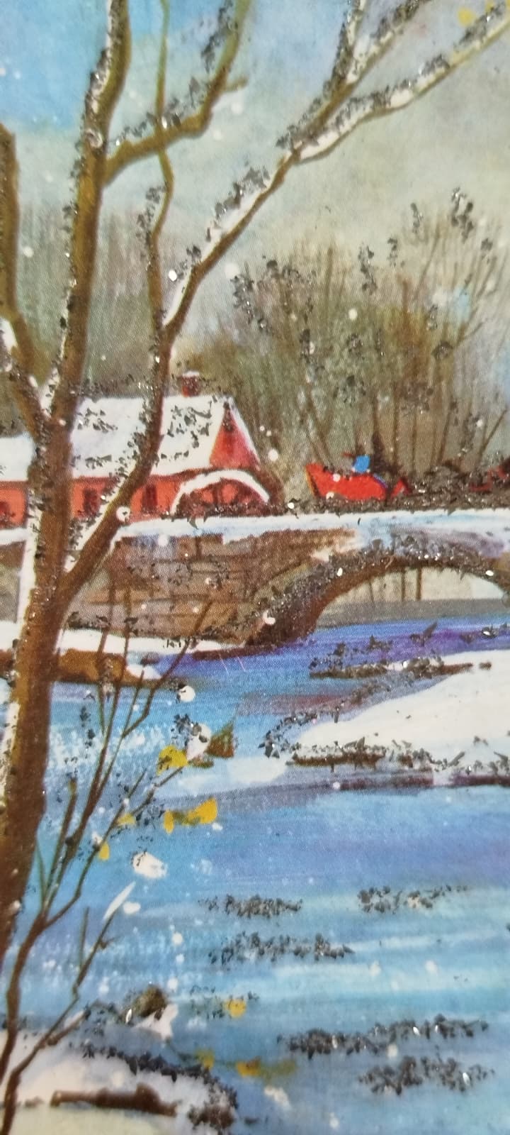 1970 YILLARDAN KALMA ARKASI YAZISIZ 10 ADET FARKLI SİMLİ ISILTILI ORJINAL TEBRİK YENİ YIL KARTLARI