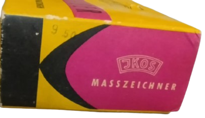 1960 ORİJİNAL ALMAN JKOS ROCKABRUNNER ETEK BOYU İŞARETLEME APARATI  KUTUSU VE KILAVUZU İLE MÜZE PARÇASI