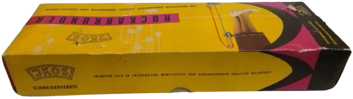 1960 ORİJİNAL ALMAN JKOS ROCKABRUNNER ETEK BOYU İŞARETLEME APARATI  KUTUSU VE KILAVUZU İLE MÜZE PARÇASI