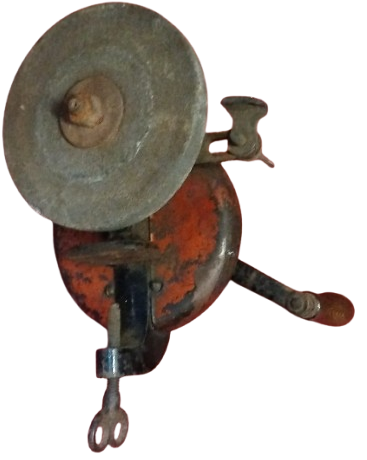 1960 ORİJİNAL ALMAN IXION KOLLU TAŞLAMA - EL KURBASI ÇARKLI BİLEME MAKİNESİ - ENDÜSTRİYEL