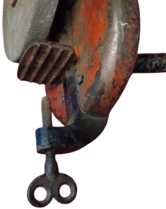 1960 ORİJİNAL ALMAN IXION KOLLU TAŞLAMA - EL KURBASI ÇARKLI BİLEME MAKİNESİ - ENDÜSTRİYEL