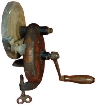 1960 ORİJİNAL ALMAN IXION KOLLU TAŞLAMA - EL KURBASI ÇARKLI BİLEME MAKİNESİ - ENDÜSTRİYEL