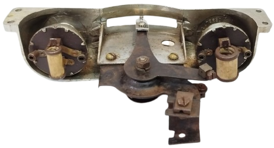 1949 ORİJİNAL MOPAR KROM KLİMA KONTROL PANELİ - CHRYSLER DESOTO DODGE PLYMOUTH - AMERİKAN KLASİK OTOMOBİL PARÇASI