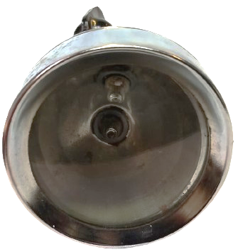 1960 ORİJİNAL ALMAN MADE KROM BİSİKLET FARI - ANAHTARLI ÇİFT KADEME IŞIK AYARLI - KOLEKSİYONLUK FAR