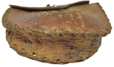 1960 KEMERE TAKILAN DERİ PARA CUZDANI EL DİKİM SARAC İSİ