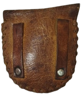 1960 KEMERE TAKILAN DERİ PARA CUZDANI EL DİKİM SARAC İSİ