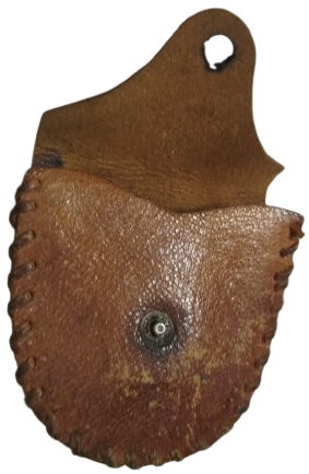 1960 KEMERE TAKILAN DERİ PARA CUZDANI EL DİKİM SARAC İSİ