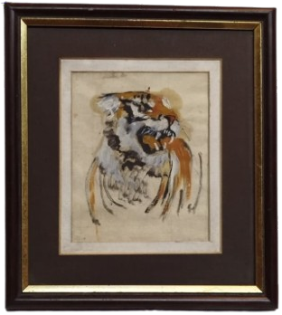 PARS YAGLI BOYA TABLO KENDİ CERCEVESİNDE VAHŞİ DOĞANIN GÜCÜNÜ DUVARINIZA TAŞIYIN!