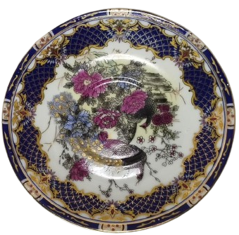 1950 TEK TİRYAKI KAHVE FİNCAN TABAK TURK TİPİ FİNCAN BOYU 