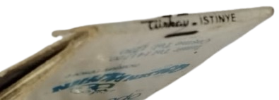 TURKAY İSTİNYE HOTEL GEMİ KİBRİT İSTANBUL'UN DENİZ TURİZMİ TARİHİNDEN NADİR BİR BELGE