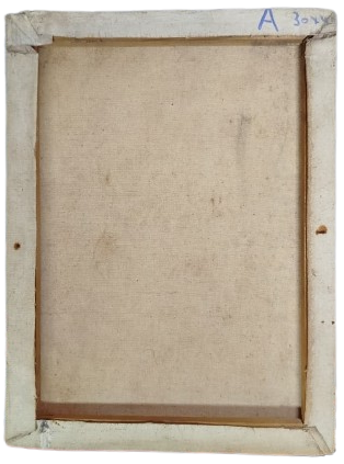 1970’LER İMZALI ORİJİNAL YAĞLIBOYA “VAZODA BEYAZ PAPATYALAR” -SPATÜL ÇALIŞMA  TUVAL