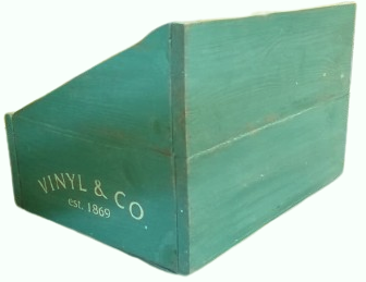 1869 ETS VINLY &  CO 33 LP AHSAP KASA YESİL RENK PLAK KUTU