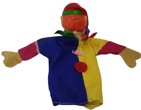 NEŞELİ PALYAÇO PARMAK KUKLASI OYUNCAK PARMAK KUKLA PALYACO