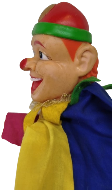 NEŞELİ PALYAÇO PARMAK KUKLASI OYUNCAK PARMAK KUKLA PALYACO