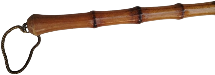 1940-1950 DÖNEMİ ORİJİNAL BAMBU SAPLI PİRİNÇ BAŞLI KERATA - LÜKS AYAKKABI ÇEKECEĞİ - İNGİLİZ MALI KOLEKSİYONLUK