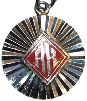 AKBANK LOGO KISMI KIRMIZI SICAK MINELİ ZİNCİRLİ ANAHTARLIK