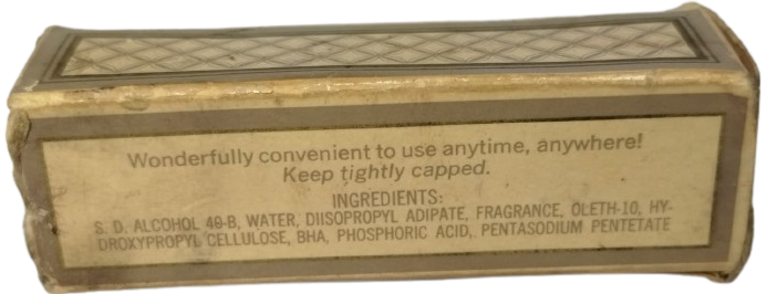 1970’LER ORİJİNAL AVON COTILLION PARFÜM ROLL ON  KRİSTAL KESİM CAM ŞİŞE  ORİJİNAL KUTUSU  DOLU