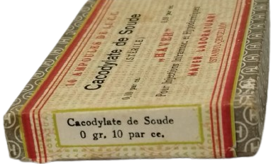 1951 DEVLET DEMİRYOLLARI PERSONELİNE ÖZEL CACODYLATE DE SOUDE AMPUL KUTUSU HAVER LAB. İSTANBUL ÇOK NADİR