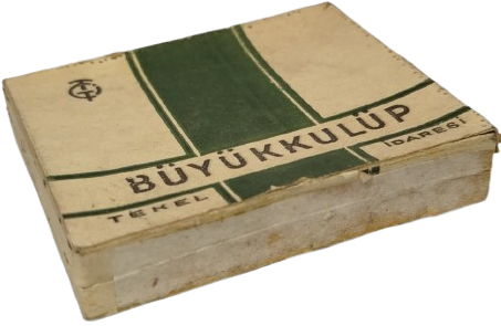 940-1946 DÖNEMİ İNHİSARLAR İDARESİ “BÜYÜKKULÜP” SİGARA KUTUSU TEKEL ÖNCESİ ÇOK NADİR BOŞ KOLEKSİYONLUK