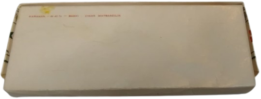 1974 BASIM TURKAY SİGARA KARTON KUTUSU - ÇİNAR MATBAACILIK TAM KOLEKSİYONLUK NADİR