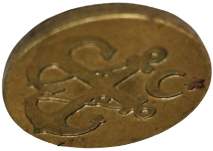 1950 ORJINAL İZMİR ŞEHİR HATLARI VAPURLARINDA KULLANILMIŞ OLAN  BİR PİRİNÇ JETON 