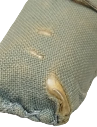 1940-50 DÖNEMİ ORİJİNAL EL YAPIMI MUSKA NAZARLIK ÇENGELLİ İĞNELİ  80 YILLIK TILSIM