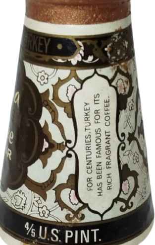 1970 PASHA TÜRKISH KAFFEE LIQUEUR ŞİŞESİ BOŞ ÜRÜNDÜR KAHVE LİKORU KOLEKSİYON