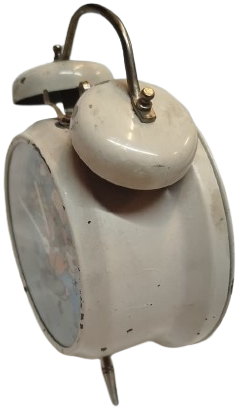 1970’LER ORİJİNAL HAREKETLİ SOKAK ÇALGICISI KURMALI ÇALAR SAAT ÇİFT ÇANLI MEKANİK  ÇALIŞIR DURUMDA  NADİR