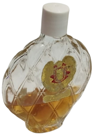 1950-60 DÖNEMİ KONTES “ZAMBAK” KOLONYASI KABARTMALI CAM ŞİŞE ORİJİNAL YARIM DOLU  NADİR