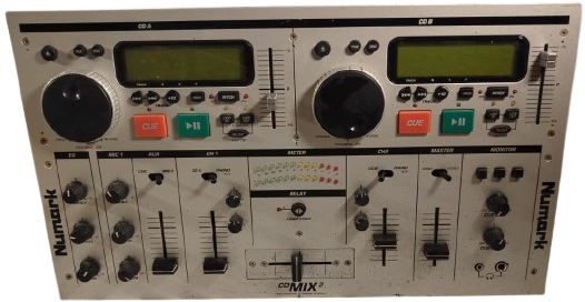 2003 NUMARK CD MIX-2 ÇİFT CDJ + MİXER PROFESYONEL DJ KONSOL  ÇALIŞIR  BAKIMLI KOLEKSİYONLUK