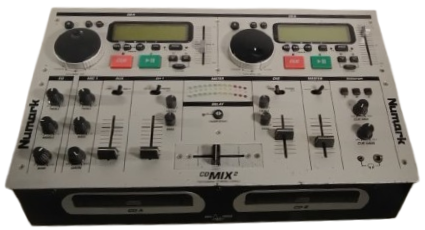 2003 NUMARK CD MIX-2 ÇİFT CDJ + MİXER PROFESYONEL DJ KONSOL  ÇALIŞIR  BAKIMLI KOLEKSİYONLUK