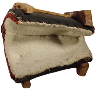 1970 DÖNEMİ EL YAPIMI MİNYATÜR EŞEK SEMERİ TAMAMEN OTANTİK ASLINA UYGUN ÇOK NADİR