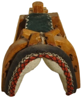 1970 DÖNEMİ EL YAPIMI MİNYATÜR EŞEK SEMERİ TAMAMEN OTANTİK ASLINA UYGUN ÇOK NADİR