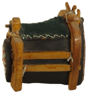 1970 DÖNEMİ EL YAPIMI MİNYATÜR EŞEK SEMERİ TAMAMEN OTANTİK ASLINA UYGUN ÇOK NADİR