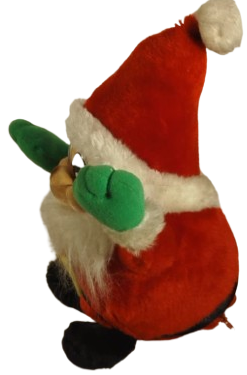 1980 YENİ YIL NOEL BABA PİLLİ ELİNİ SIKINCA SARKI SOYLUYOR